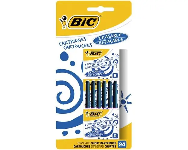 Rezerve stilou albastru BIC 888751, 24 bucati