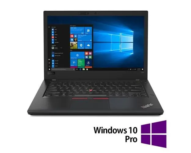 Laptop Refurbished LENOVO ThinkPad T480s, Intel Core i5-8350U 1.70 - 3.60GHz, 8GB DDR4, 240GB SSD, 14 Inch IPS Full HD, Webcam + Windows 10 Pro