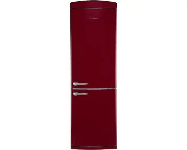 Combina frigorifica Fram FC-VRR341BDE++, 340 l, Less Frost, Clasa E, Iluminare LED, Control mecanic, H 190.1 cm (Burgundi)