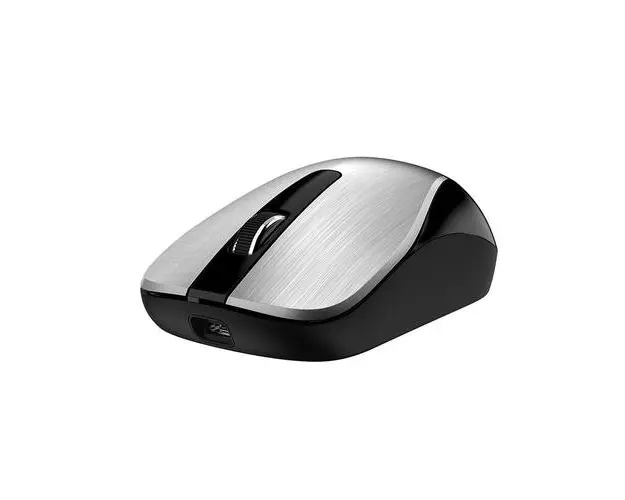 Mouse reincarcabil Genius, ECO-8015, 800/1600 DPI, Argintiu