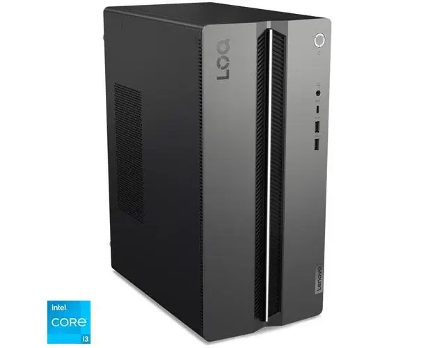 Calculator Sistem PC Gaming Lenovo LOQ Tower 17IRR9 cu procesor Intel® Core™ i5-14400F pana la 4.70 GHz, 16GB DDR5, 1TB SSD, NVIDIA® GeForce RTX™ 3050 6GB GDDR6, No OS (Gri)