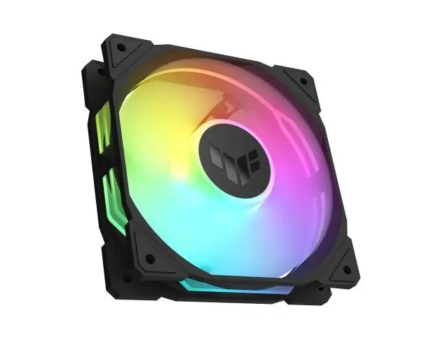 Ventilator PC ASUS TUF Gaming TR120, ARGB, Hidraulic, 12 x 12 x 2.5 cm, Negru