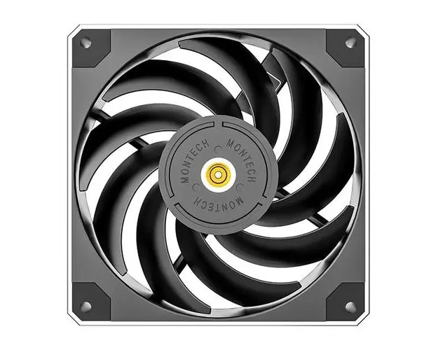 Ventilator Montech Metal 120, PWM, 120 mm, Negru