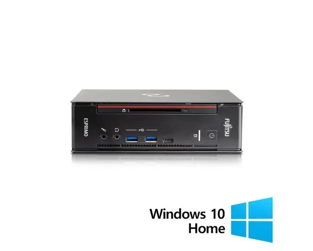 Calculator Sistem PC Refurbished Fujitsu Q958 Mini PC, Intel Core i5-9500 3.00 - 4.40GHz, 8GB DDR4, 256GB SSD + Windows 10 Home