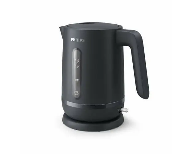 Fierbator electric Philips HD9314/90, 1,7 l, Plastic, Indicator luminos (Gri)