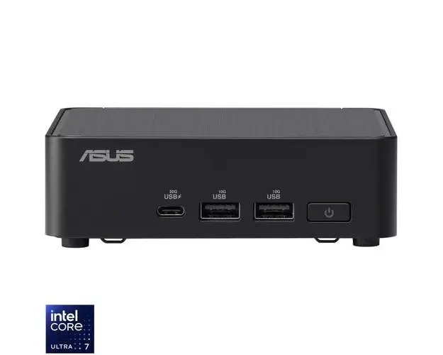 Calculator Barebone Asus NUC 14 Pro RNUC14RVKU700002I cu procesor Intel® Core™ Ultra 7 155H pana la 4.8 GHz, fara RAM, fara stocare, Intel® Arc™ Graphics, No OS, EU cord (Negru)