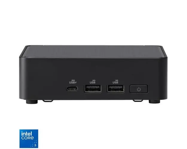 Calculator Barebone Asus NUC 14 Pro RNUC14RVKI300000I cu procesor Intel® Core™ 3 100U pana la 4.7 GHz, fara RAM, fara stocare, Intel® Graphics, No OS (Negru)