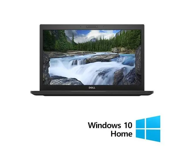 Laptop Refurbished DELL Latitude 7490, Intel Core i5-8350U 1.70 - 3.60GHz, 8GB DDR4, 256GB, 14 Inch Full HD LED, Webcam + Windows 10 Home