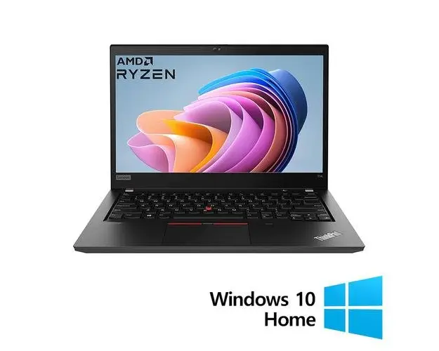 Laptop Refurbished LENOVO ThinkPad T14 Gen 1, AMD Ryzen 5 Pro 4650U 2.10 - 4.00GHz, 16GB DDR4, 512GB SSD, 14 Inch Full HD, Webcam, Tastatura US + Windows 10 Home