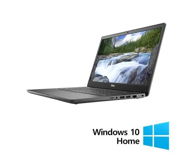 Laptop Refurbished DELL Latitude 3410, Intel Core i5-10210U 1.60 - 4.20GHz, 8GB DDR4, 256GB SSD, 14 Inch Full HD, Webcam + Windows 10 Home