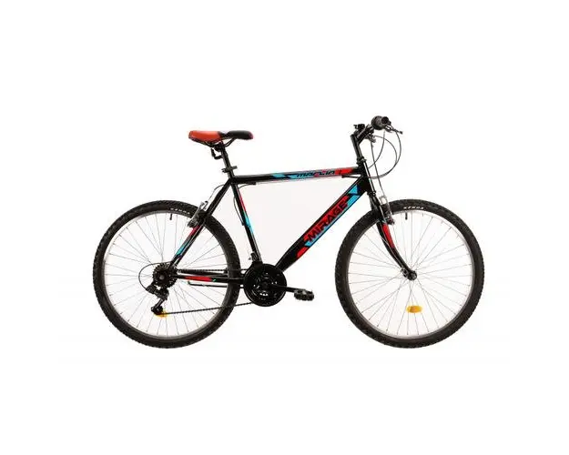 Bicicleta Mtb Dhs 2603, roti 26 Inch, cadru otel 530 mm, Negru
