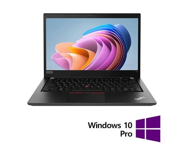 Laptop Refurbished LENOVO ThinkPad T14, Intel Core i5-10310U 1.70 - 4.40GHz, 8GB DDR4, 256GB SSD, 14 Inch Full HD, Webcam + Windows 10 Pro