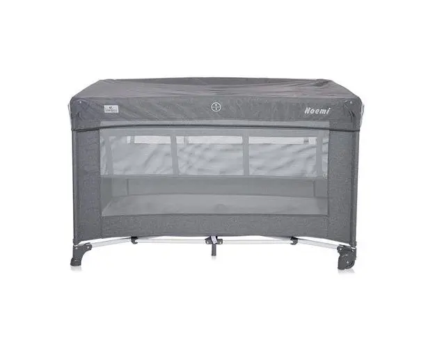 Plasa contra insectelor pentru paturi Lorelli Grey, aerisire optima, poliester
