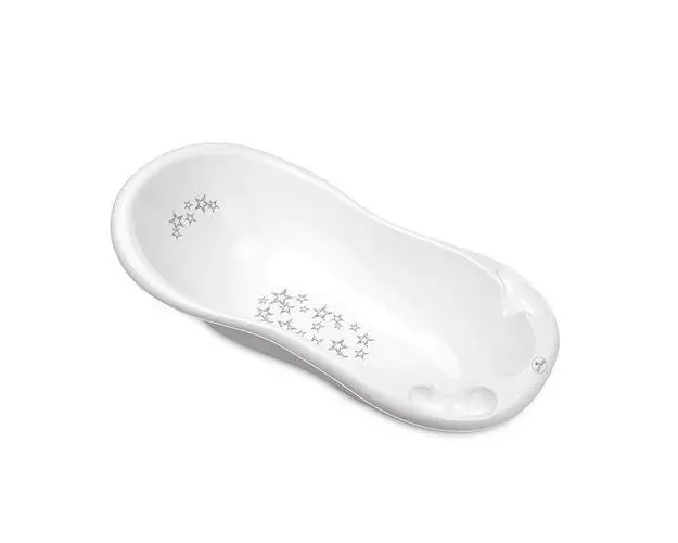 Cadita bebe Lorelli Little Stars White, 100 cm