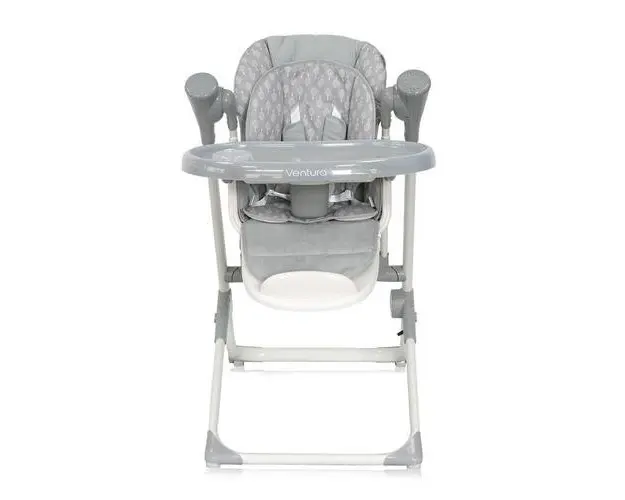 Scaun de masa si leagan electric Lorelli Ventura Grey Trees, functii MP3, 5 viteze leganare cu temporizator, pliabil