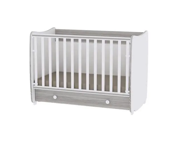 Patut balansoar Lorelli Dream White Artwood, 60 x 120 cm, transformabil