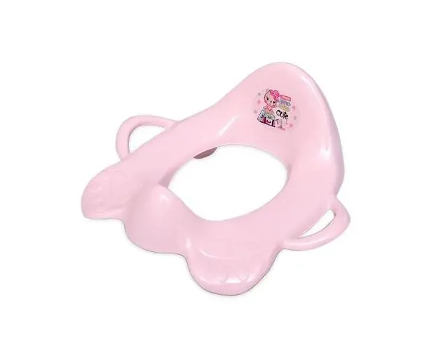 Reductor pentru toaleta Lorelli Nordic Pink, cu manere