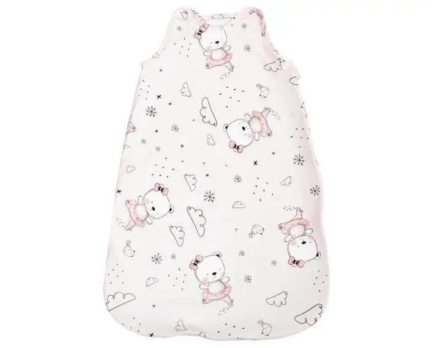 Sac de dormit de vara Lorelli Ballerina Bear, 85 cm, bumbac ranforce