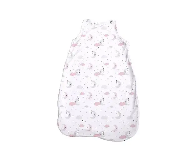Sac de dormit de vara Lorelli Pink Sky, 85 cm, bumbac ranforce
