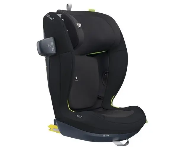 Scaun auto Swandoo Charlie i-Size Chia Black, 3.5 - 12 ani, Sistem ventilare, Tetiera reglabila, Sistem de protectie laterala
