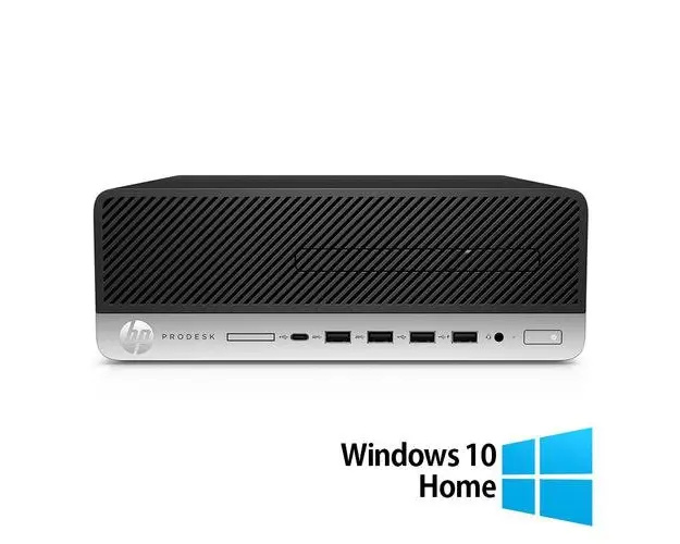 Calculator Sistem PC Refurbished HP ProDesk 600 G4 SFF, Intel Core i7-8700 3.20 - 4.60GHz, 16GB DDR4, 512GB SSD + Windows 10 Home