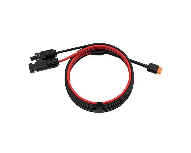 Cablu pentru panouri fotovoltaice, EcoFlow, 2.5 m, Negru/Rosu