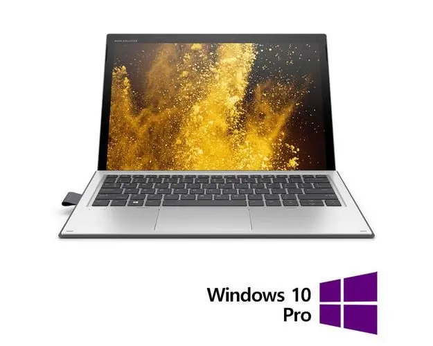 Laptop Refurbished HP Elite X2 1013 G3, Intel Core i5-8350U 1.70GHz, 8GB LPDDR3, 256GB M.2 SSD, 13 Inch Full HD, Webcam, Fara Touchscreen + Windows 10 Pro, GRAD A-