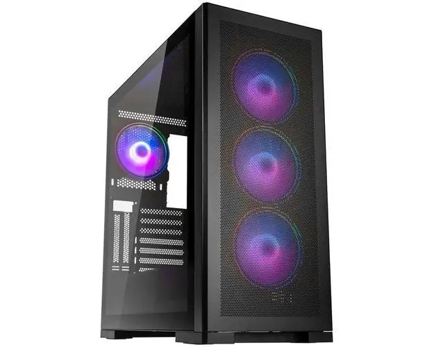 Carcasa Kolink Unity Meshbay ARGB, Mid-Tower, 4 ventilatoare RGB (Negru)