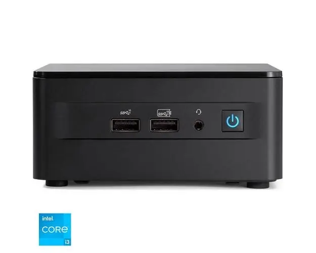 Calculator Barebone Mini PC Asus NUC 12 Pro Kit NUC12WSHI300002I cu procesor Intel® Core™ i3-1220P pana la 4.40 GHz, fara RAM, fara stocare, Intel® UHD Graphics, No OS, EU cord, (Negru)