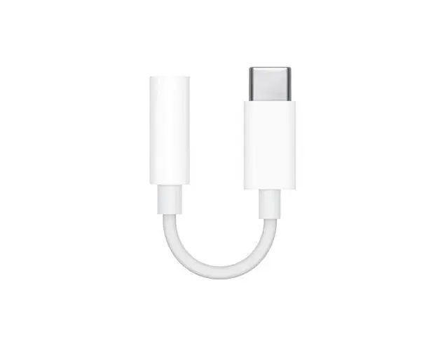Adaptor Apple MW2Q3, USB-C la Jack 3.5 mm (Alb)