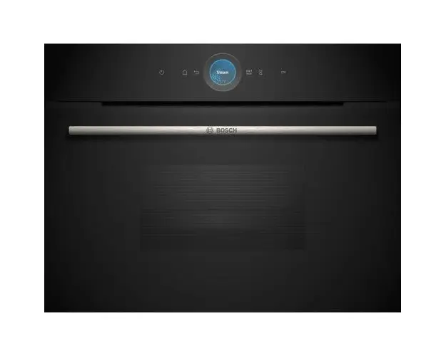 Cuptor electric incorporabil Bosch CDG714XB1 Serie 8, 38 l , 4 functii de abur, Display tactil TFT, DishAssist, clasa energetica A+ (Negru)