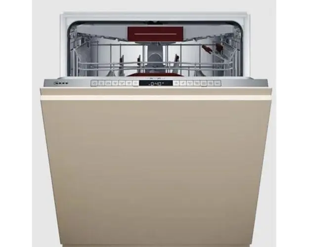 Masina de spalat vase complet incorporabila NEFF S155ECX00E, 14 seturi, N 50, Clasa B, 60cm, Open Dry, Home Connect, Sertare Flex 2, TimeLight, Chef 70C, Functia Favorit (Bej)