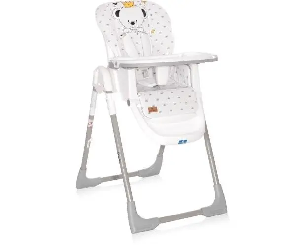 Scaun de Masa Lorelli Dalia Grey Bear, Pliabil, greutate maxima suportata 15 Kg