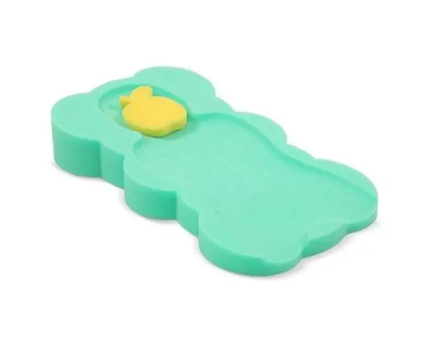 Reductor din burete Lorelli Uni Green, pentru cadita, 49x28x8 cm