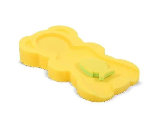 Reductor din burete Lorelli Midi Yellow, pentru cadita, 48 x 27 x 8 cm