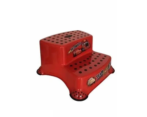 Inaltator dublu pentru baie Lorelli Antiderapant Disney Cars Red, Colectia 2021