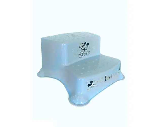 Inaltator dublu pentru baie antiderapant Lorelli Disney Boy Love Light Blue, Colectia 2021