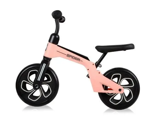 Bicicleta fara pedale Lorelli Spider, cadru aluminiu, Colectia 2019 (Roz)