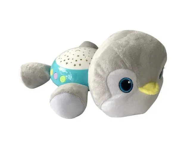 Lampa de veghe Lorelli Penguin, cu sunete si proiector