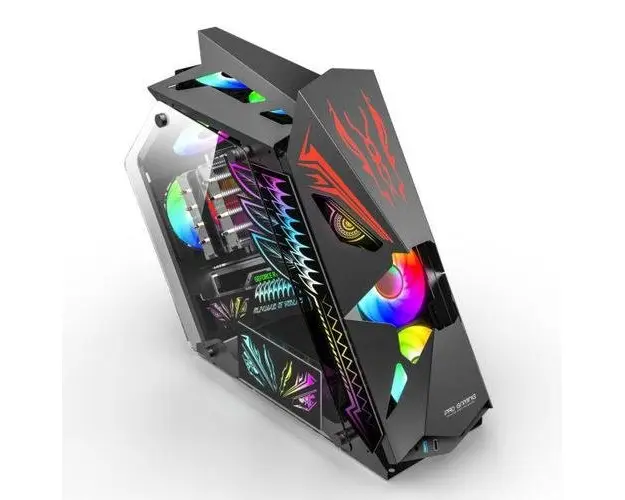 Carcasa PRO GAMING HERCULE ARGB, Mid Tower (Negru)