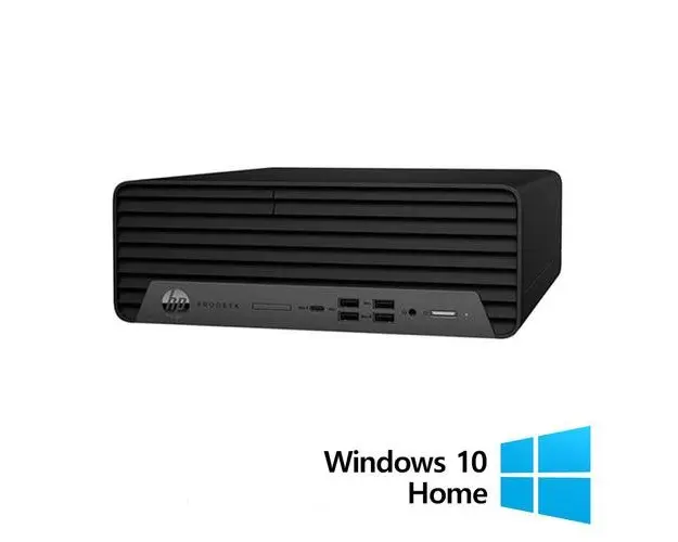 Calculator Sistem PC Refurbished HP ProDesk 600 G6 SFF, Intel Core i5-10500 3.10 - 4.50GHz, 16GB DDR4, 512GB SSD + Windows 10 Home