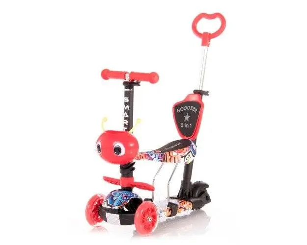 Trotineta pentru copii Lorelli cu Scaunel Smart Plus Graffiti