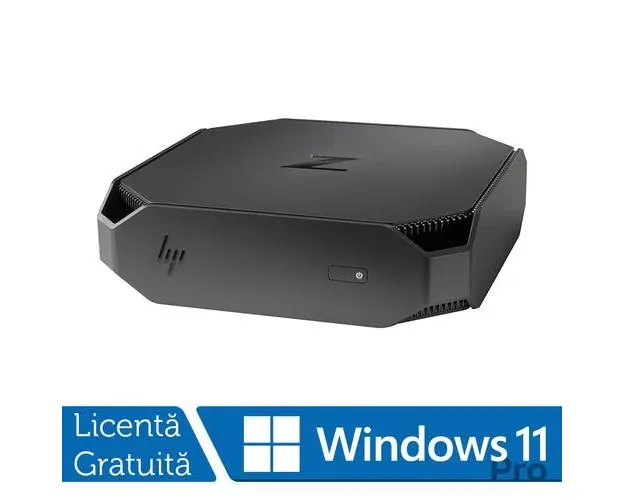 Calculator Sistem PC Refurbished Workstation Refurbished HP Z2 G4 Mini, Intel Core i7-8700 3.20 - 4.60GHz, 32GB DDR4, Placa Video Nvidia MXM Quadro P600/4GB, 512GB SSD + Windows 11 Pro