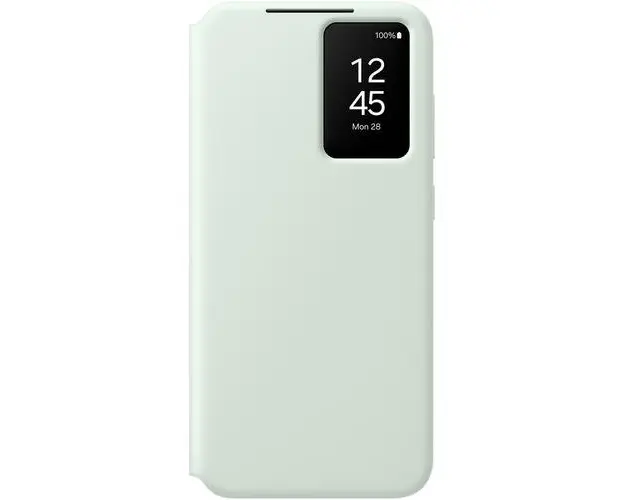 Husa de protectie Samsung Smart View Wallet Case pentru Galaxy S24 FE, Verde