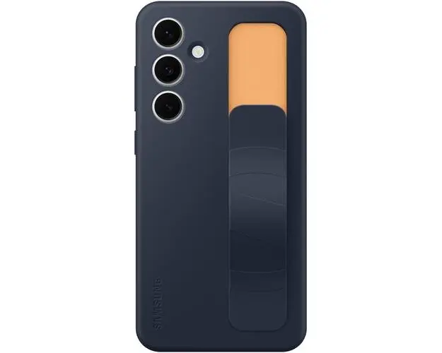Husa de protectie Samsung Standing Grip Case pentru Galaxy S24 FE, Albastru
