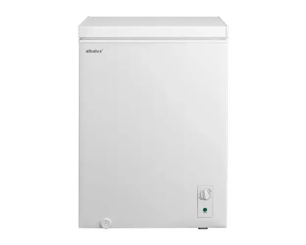 Lada Frigorifica Albalux AXLF156E, 143 L, Clasa energetica E, Dubla functionare frigider/congelator, Termostat reglabil, Orificiu drenaj (Alb)