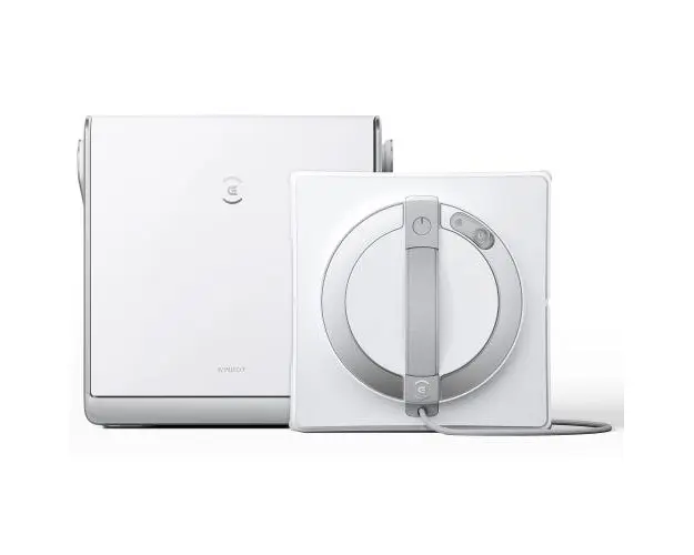 Aspirator de curatat geamuri Ecovacs WINBOT W2 Omni, statie autocuratare, rezervor 60 ml, autonomie 30 m², putere de aspirare 2800Pa (Alb)