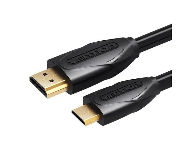 Cablu Vention VAA-D02-B100, Mini HDMI - HDMI, Full HD 1080P, 1 m