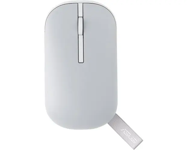 Mouse wireless ASUS MD100 Lite, 5 butoane, 1600 dpi, 56g (Gri)