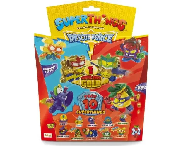 Set 10 figurine SuperThings Rescue Force